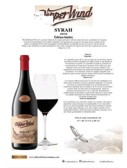 copy of Afrique du Sud - Rouge Black Aigus - Boschendal - 75Cl